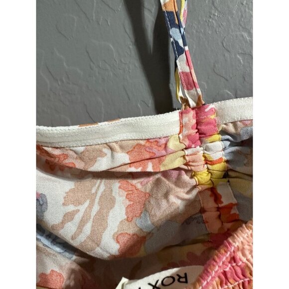 Roxy Island Hops Floral Halter Top Medium 100% Viscose Multicolor - Picture 6 of 6